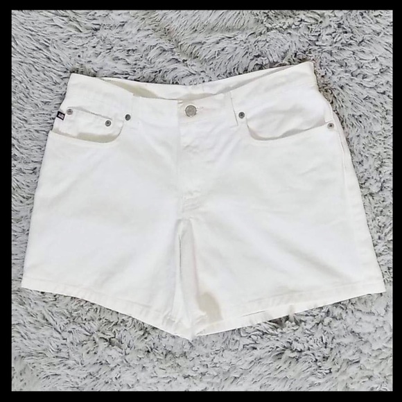 Ralph Lauren White Polo Jeans Shorts - Picture 2 of 2